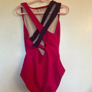 Children's Pink/Purple Crossback Leotard (Worn Once)